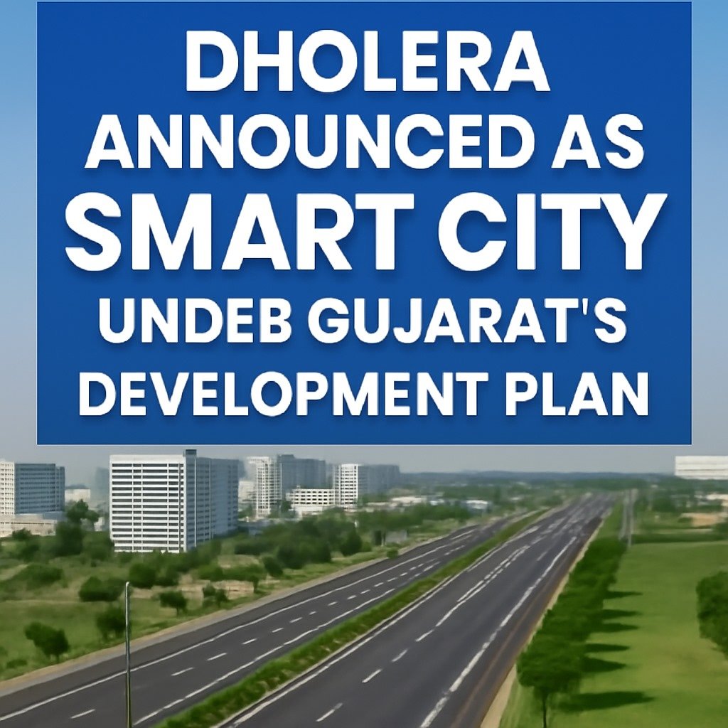Dholera Announced as Smart City Under Gujarat’s Development Plan