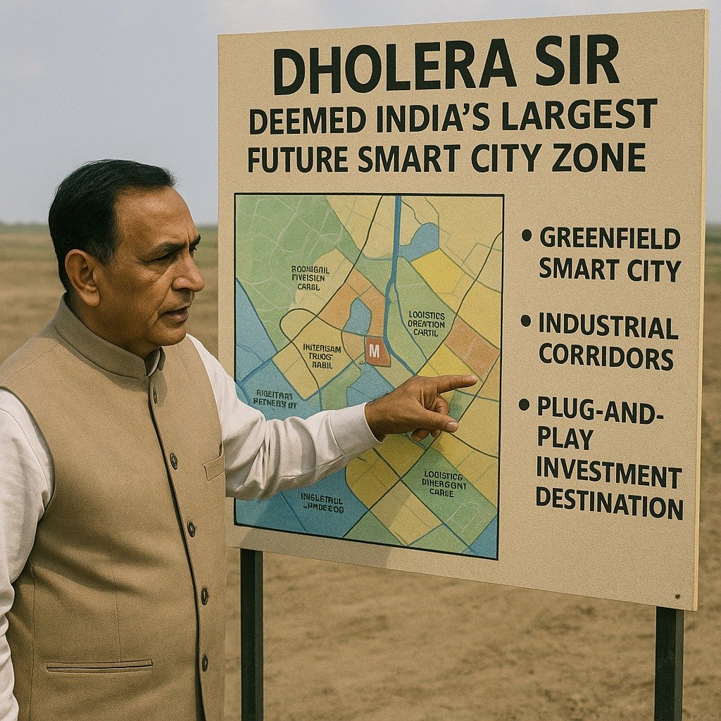 Dholera SIR Deemed India’s Largest Future Smart City Zone | Mid‑2011 Release