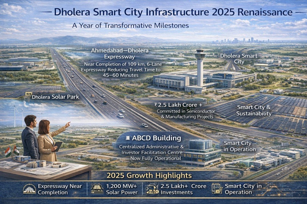 Dholera’s Infrastructure Renaissance in 2025 Accelerates Progress toward Smart City and Industrial Hub