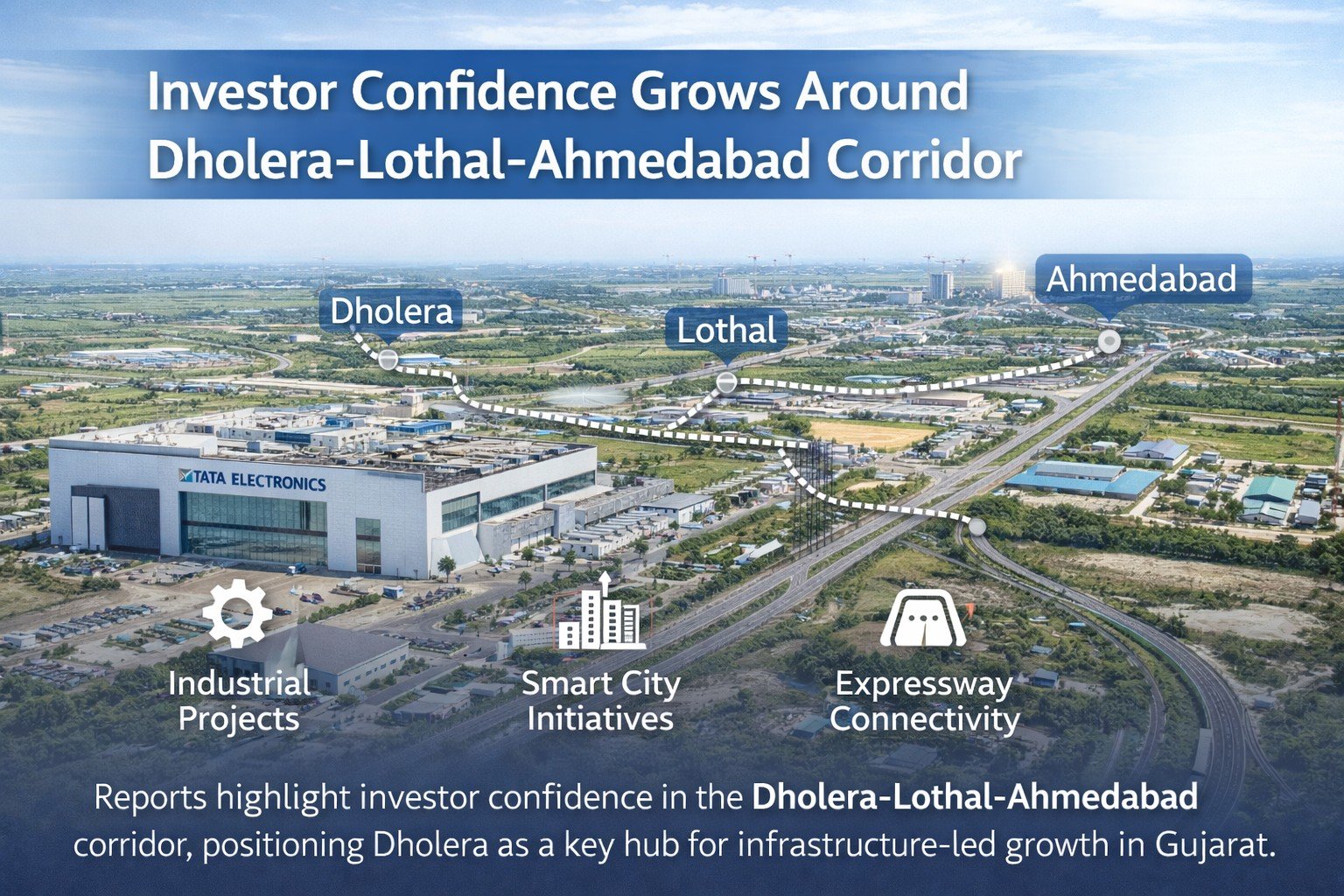 Investor Confidence Grows Around Dholera-Lothal-Ahmedabad Corridor