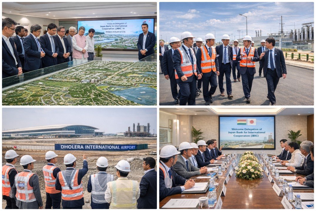 JBIC Reviews Progress at Dholera Smart City, Signals Strong Global Interest
