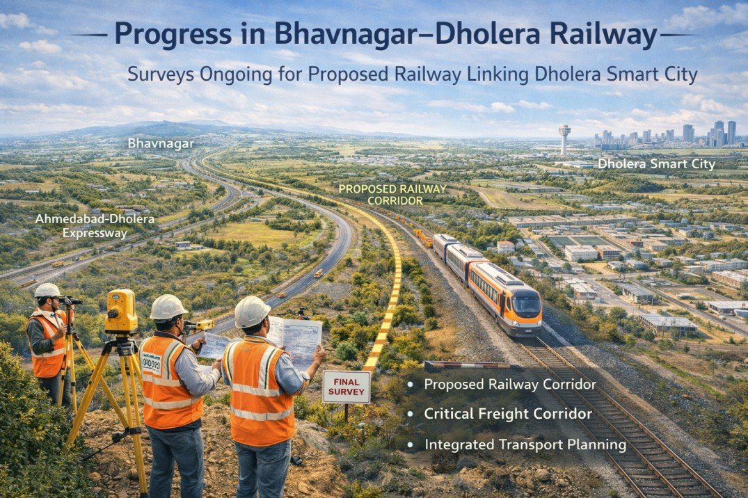 Ongoing Railway Project Updates Strengthen Connectivity Around Dholera