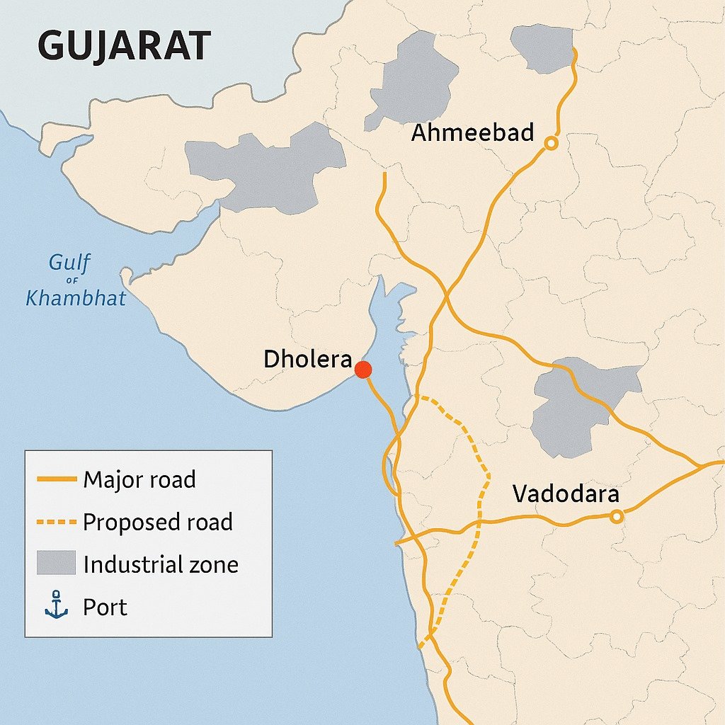 State Reviews Road Connectivity Plans for Dholera