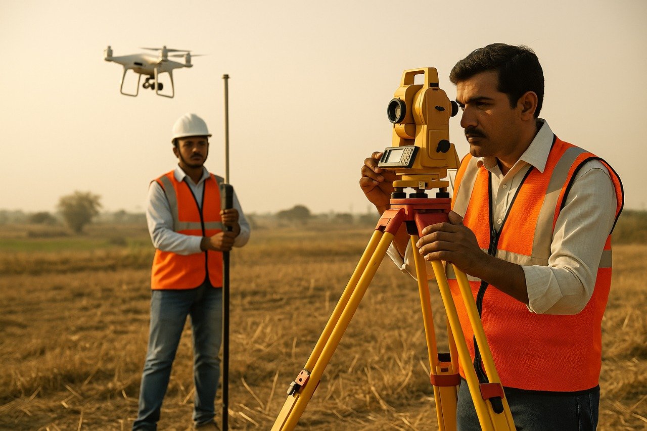 Survey Teams Begin Topography Mapping in Dholera