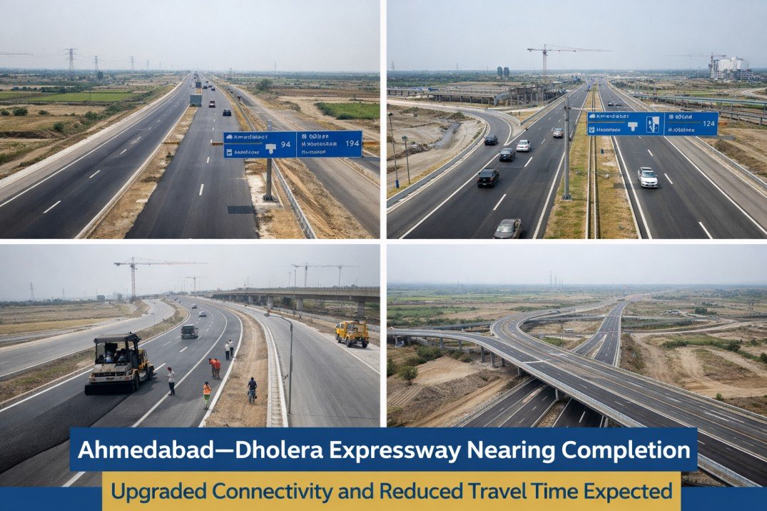 Ahmedabad–Dholera Expressway Nearing Completion, Set to Transform Regional Connectivity