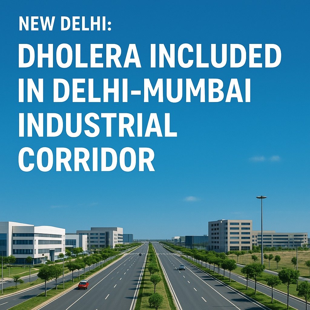 Central Government Approves Development of Dholera under DMIC
