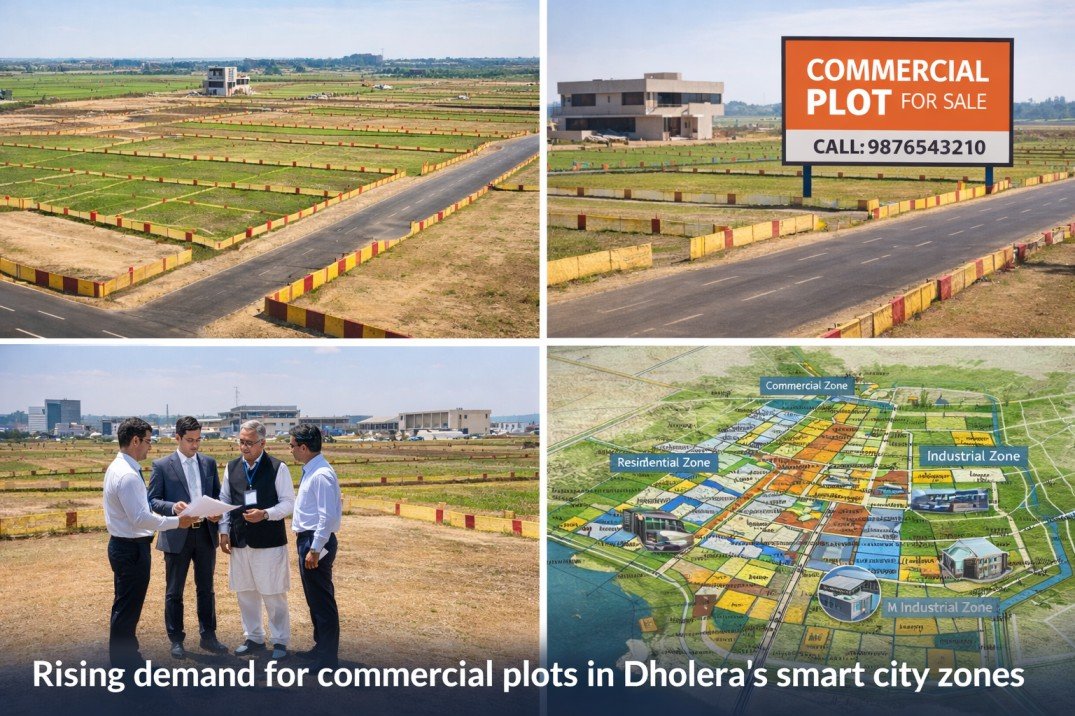 Commercial Plot Demand Rising in Dholera – Market Trend Analysis
