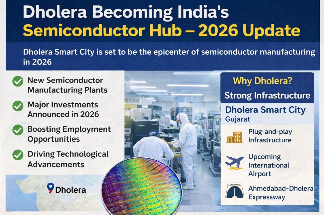 Dholera Emerging as India’s Semiconductor Hub in 2026 with Major Investments