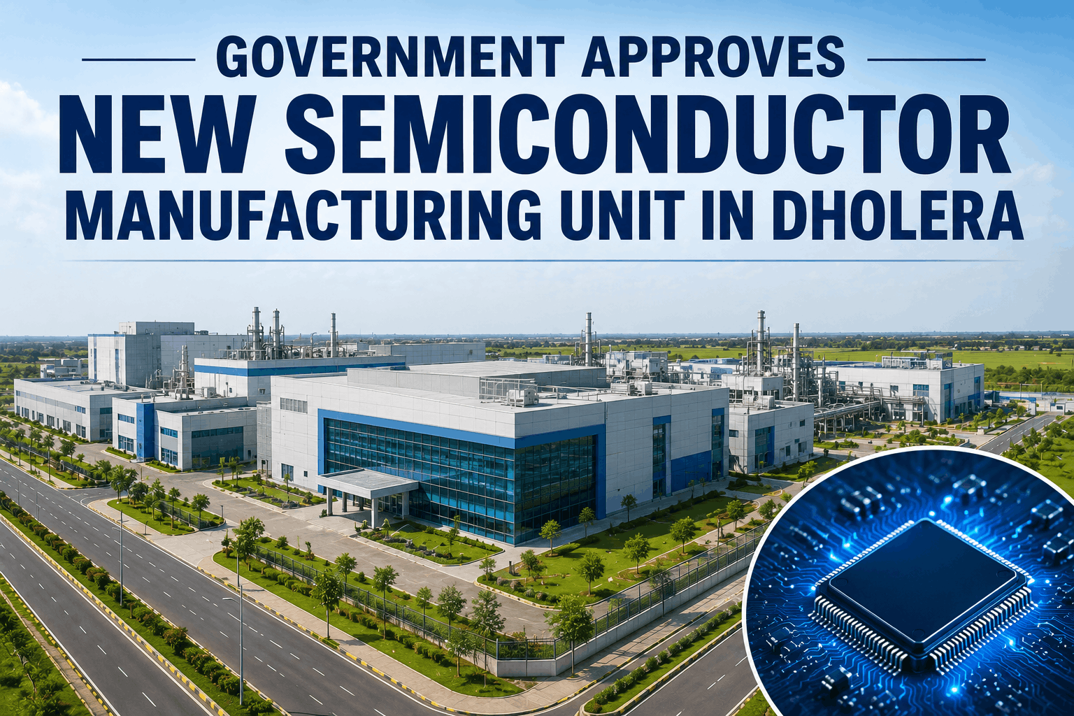 dholera latest news, dholera sir news, latest dholera updates, crystal matrix dholera, dholera semiconductor project, semiconductor manufacturing dholera