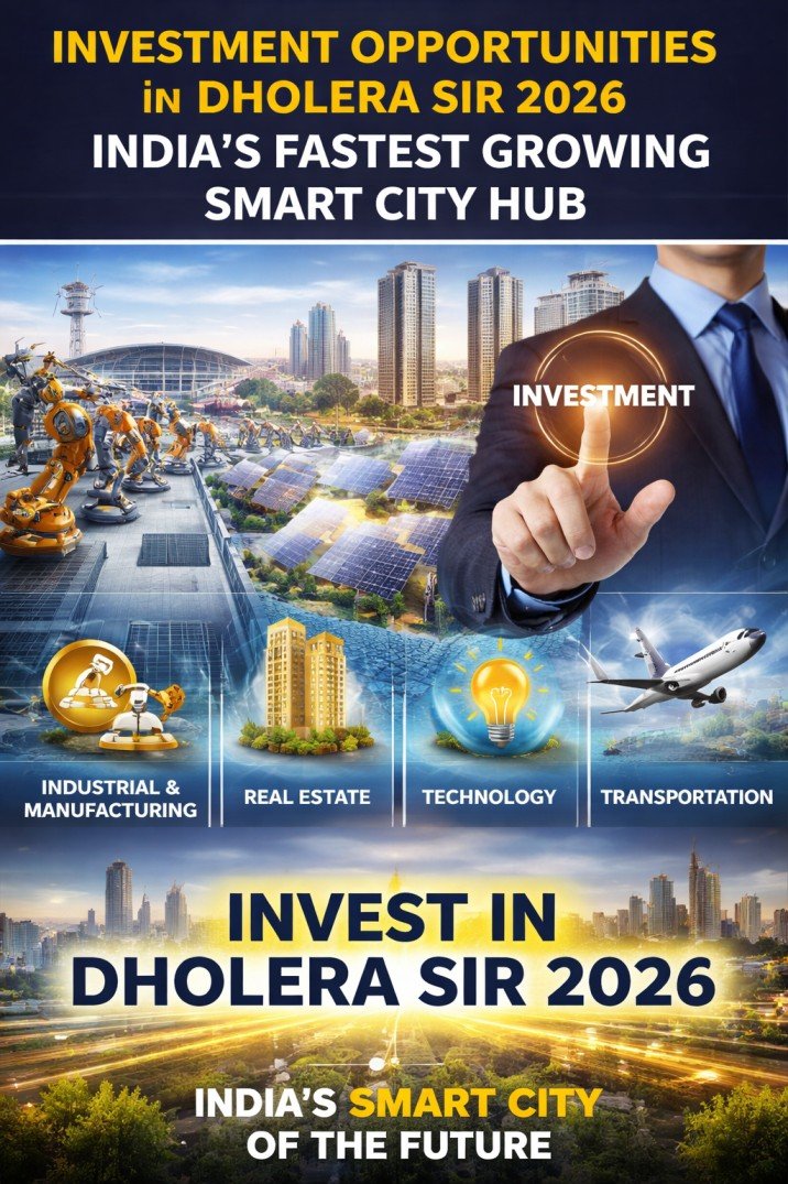 Investment Opportunities in Dholera SIR 2026: India’s Fastest Growing Smart City Hub