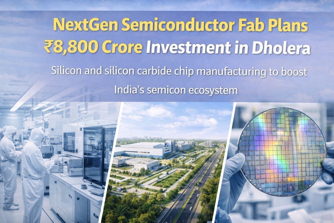 NextGen Semiconductors Announces ₹8,800 Crore Fab Investment in Dholera