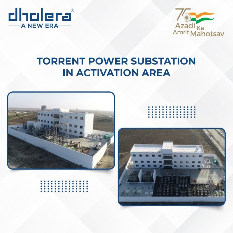 Power Distribution Substations Near Completion in Dholera Activation Zone