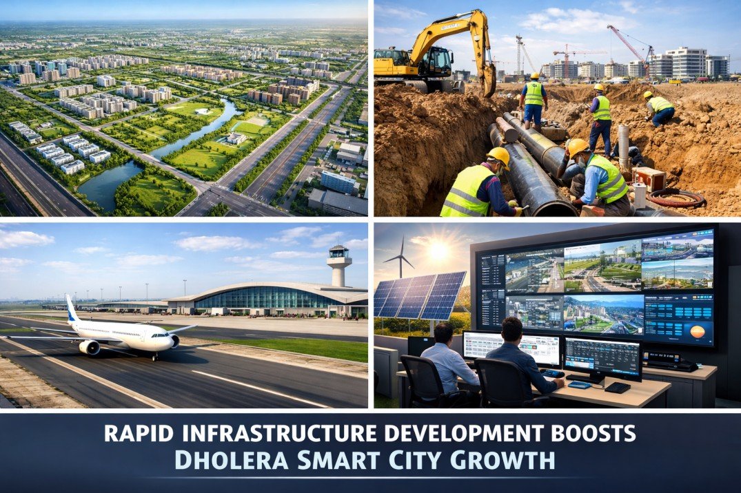 Rapid Infrastructure Development Boosts Dholera Smart City Growth