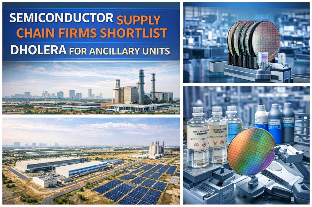 Semiconductor Supply Chain Firms Shortlist Dholera for Ancillary Units