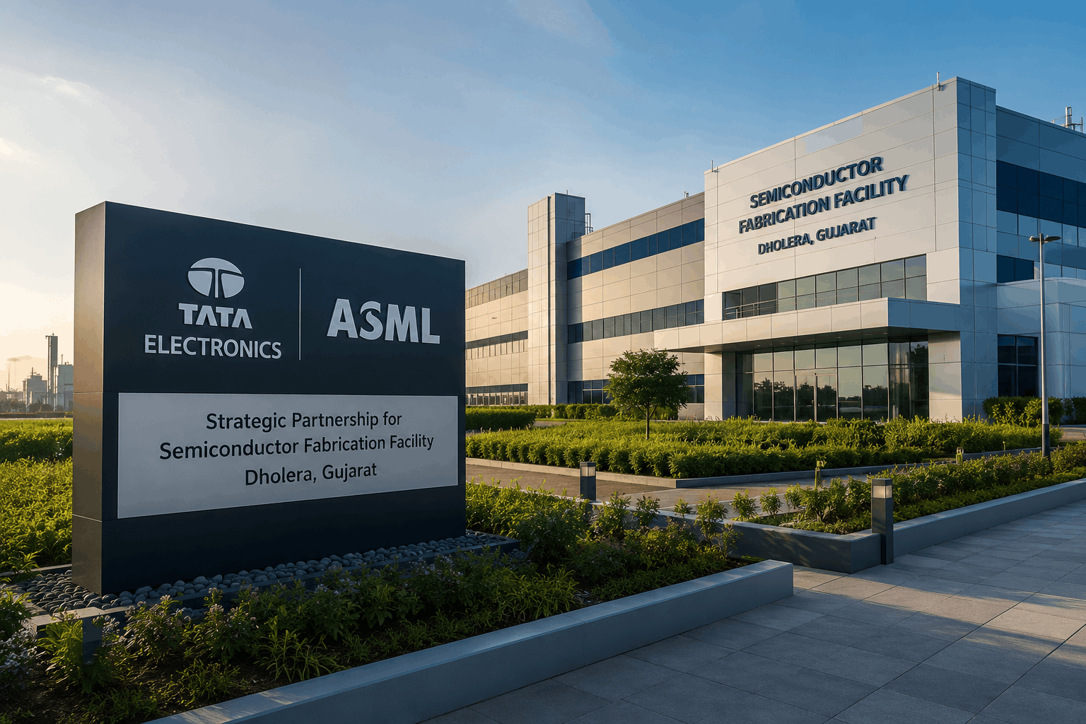 tata electronics asml, dholera semiconductor fab, tata semiconductor plant, dholera latest news, semiconductor manufacturing india, asml india partnership
